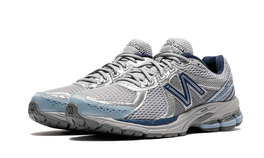 New Balance Homens 860v2 in Cinza, Synthetic - ML860BB2