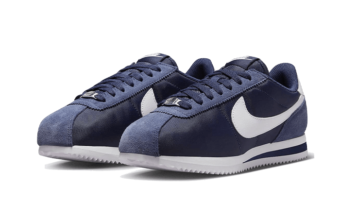 Nike Women's Cortez Txt W Sneakers in Midnight Navy/White - DZ2795-400