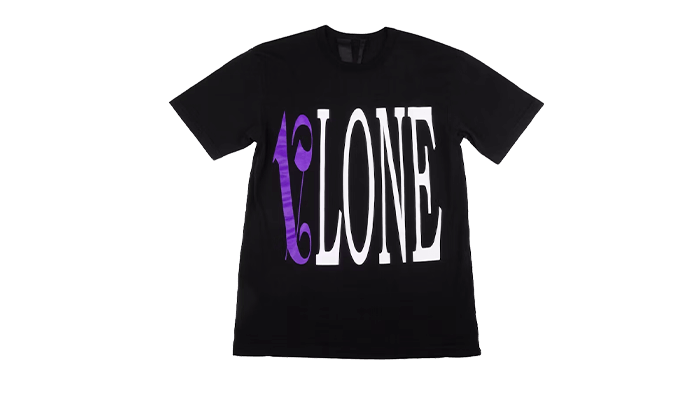 Vlone Palm Angels T-shirt Purple Black