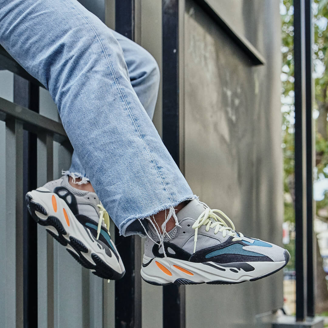 Buy > blue yeezy wave runner > in stock