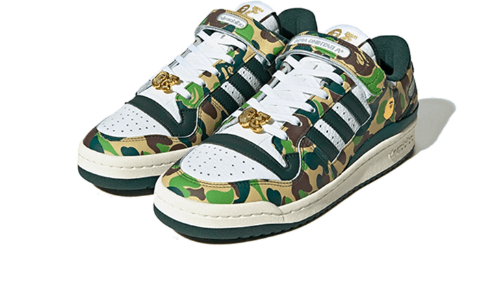 Adidas Forum 84 Low Bape 30th Anniversary Green Camo