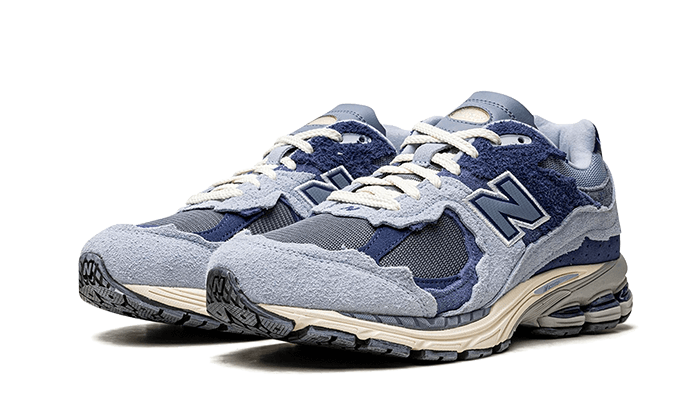 New Balance Herren 2002RD in Grau/Blau, Suede/Mesh - M2002RDI