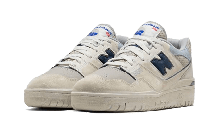 New Balance Homens 550 in Cinza, Leather - BB550GD1