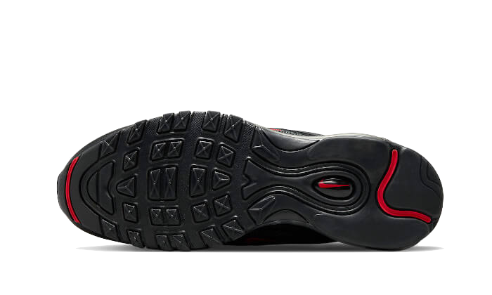 Nike Men's Air Max 97 NB Sneakers in Black/Red/White - DV3486-001