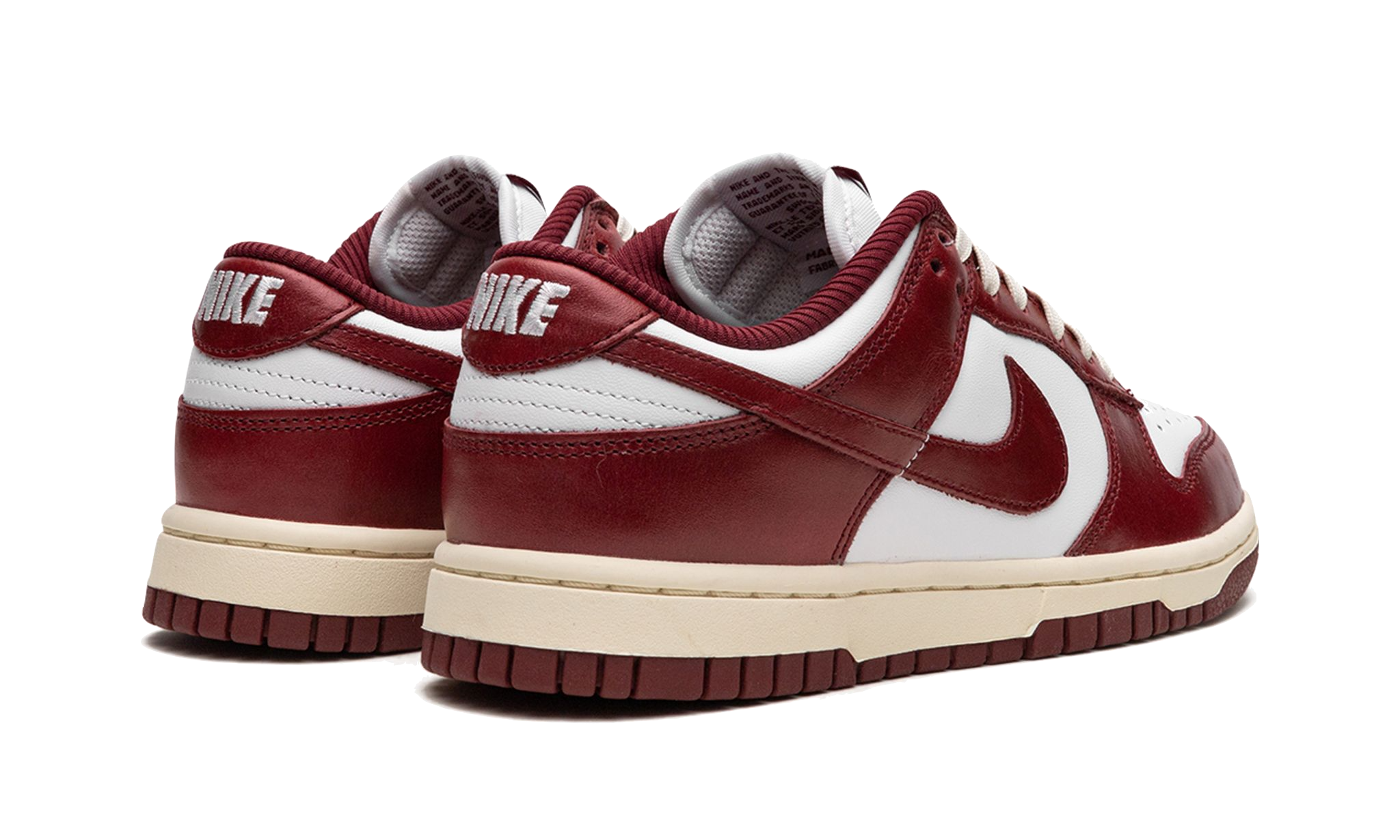 Nike W Dunk Low Premium White/ Team Red-Coconut Milk - FJ4555-100