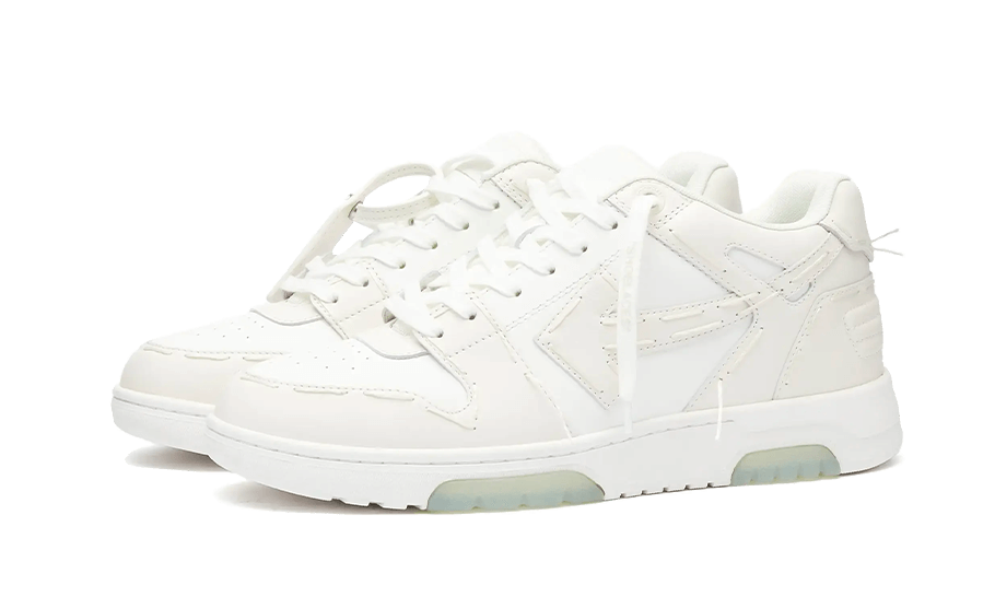 Off-White Out Of Office “OOO” Leather Sartorial Stitching White Coco  - OMIA189S23LEA0140101