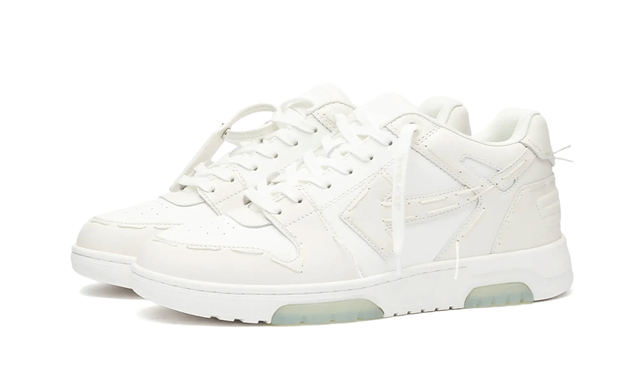Off-White Ooo Low Sartorial Stitching Sneaker White/Coconut - OWIA259S23LEA0100101
