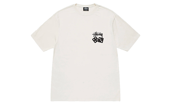 Stussy Dice Pigment Dyed Tee Natural