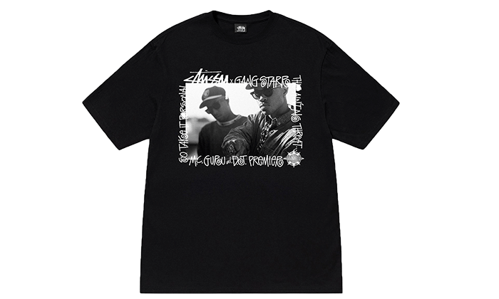 Stussy Gang Starr Take It Personal Tee Black