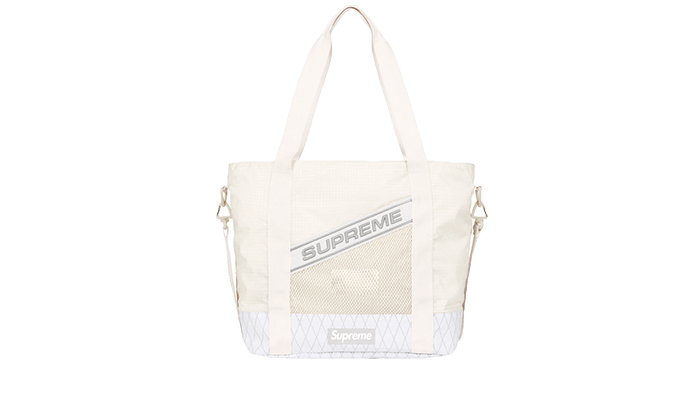 Supreme Logo Tote Bag White (FW23)