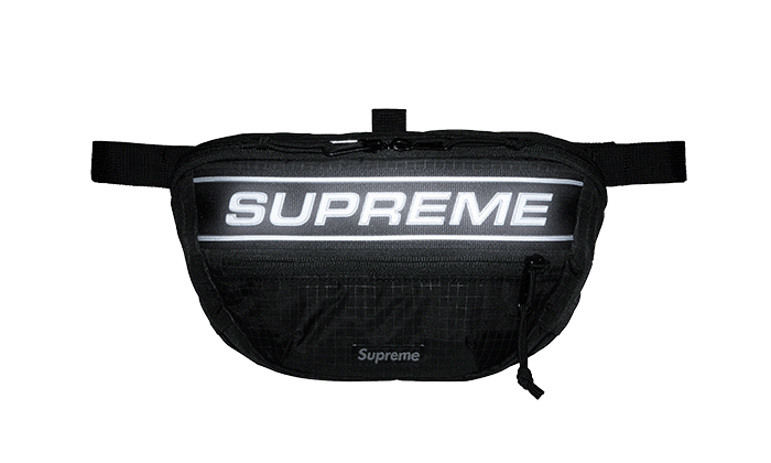 Supreme Logo Waist Bag Black (FW23)