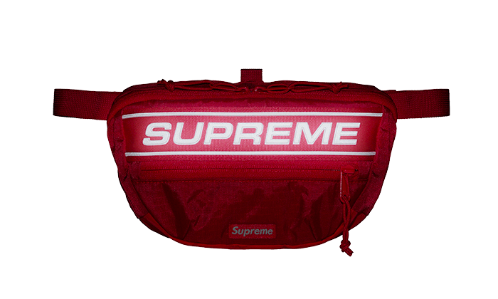 Supreme Logo Waist Bag Red (FW23)