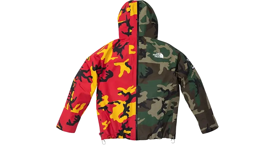 Supreme Split Taped Seam Shell Jacket The North Face Camo