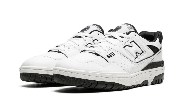 New Balance 白色 & 黑色 550 运动鞋 - BB550HA1