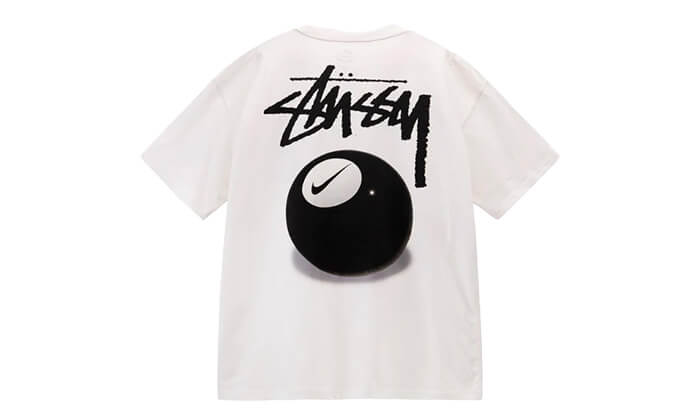 Vintage Stussy 8 Ball Big Logo Shirt - High-Quality Printed Brand