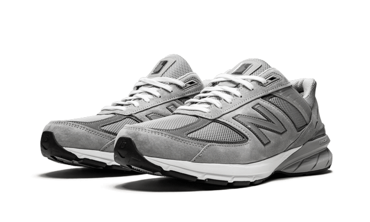 Hombres New Balance Made in US 990v5 - Grey/Castlerock, Grey/Castlerock - M990GL5