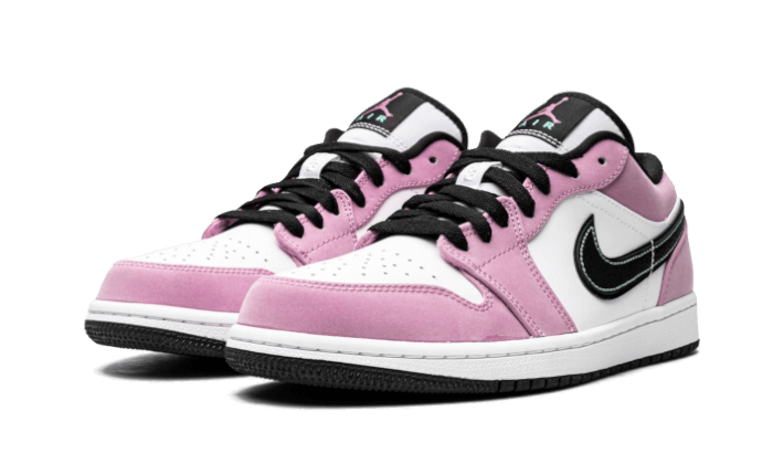 Air Jordan 1 Low Se Violet Shock White Black