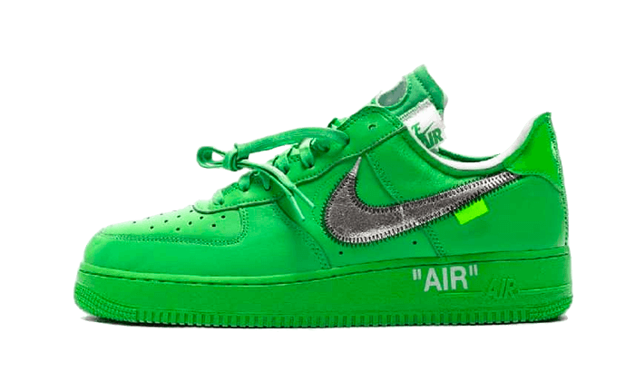 Nike off white Air Force 1 Low Brooklyn Light Green Spark