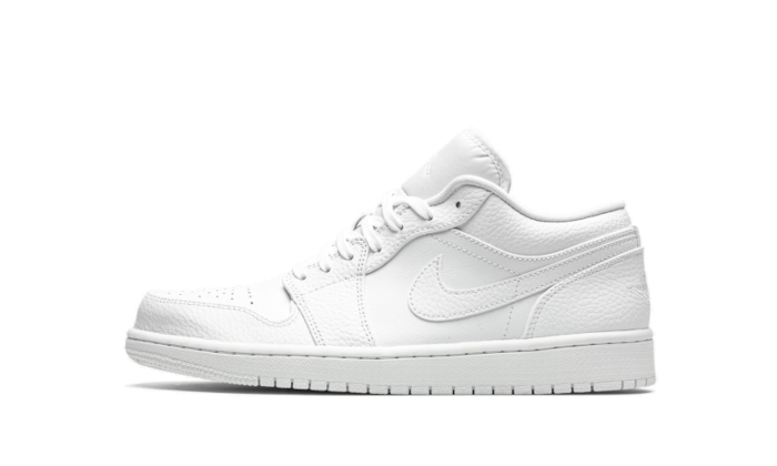 white nike air jordan low