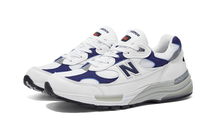 New Balance Men's Made In US 992 - White/Blue, White/Blue - M992EC