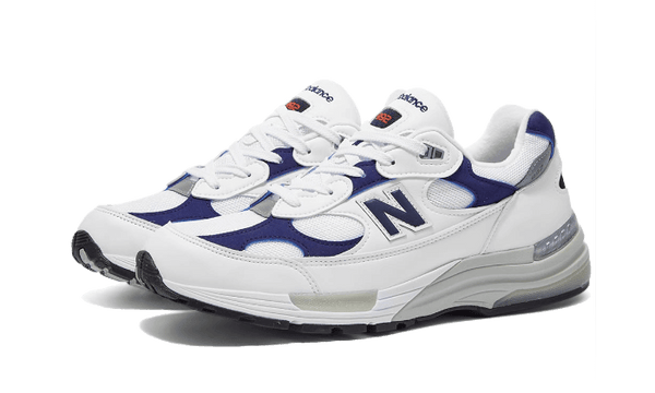 new balance 992 white and blue