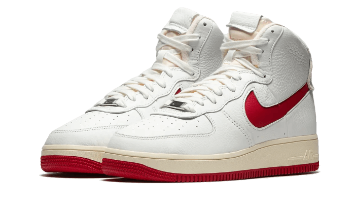 Nike Air Force 1 Low - White - Gym Red - SneakerNews.com