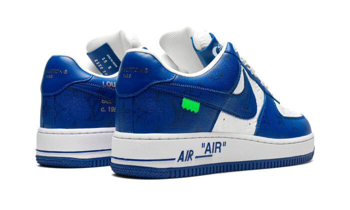 LOUIS VUITTON Air Force 1 Low by Virgil Abloh x LV Bluewhite BLUEWHITE Fashion Skate Shoes 1A9VAO - 1A9VAO