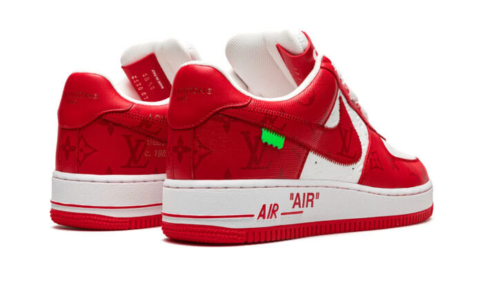 Nike, Louis Vuitton Louis Vuitton X Nike Air Force 1 Red