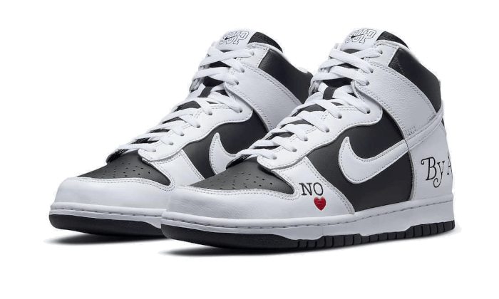 Nike x Supreme SB Dunk High By Any Means White - DN3741-002