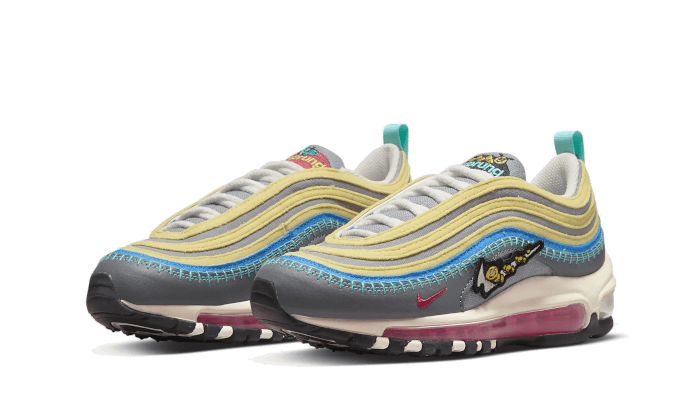 Nike Air Max 97 SE Older Kids' Shoes - Grey - 50% Sustainable Materials - DN4381-001