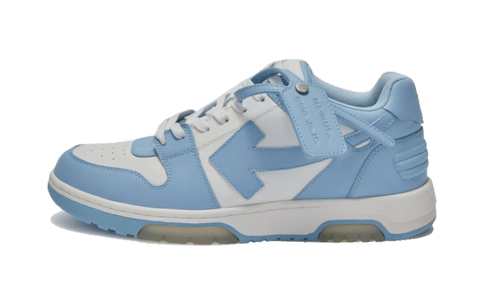 Off-White Out Of Office Ooo Calf Leather White Light Blue