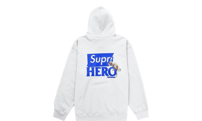 Supreme Antihero Hooded Sweatshirt White