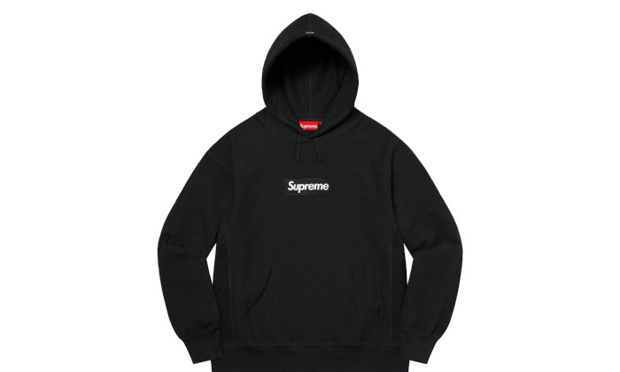 logo hoodie supreme