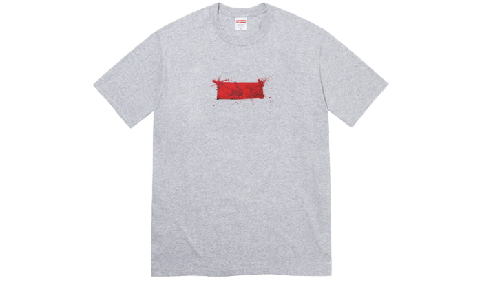 Supreme Ralph Steadman Box Logo Tee Grey