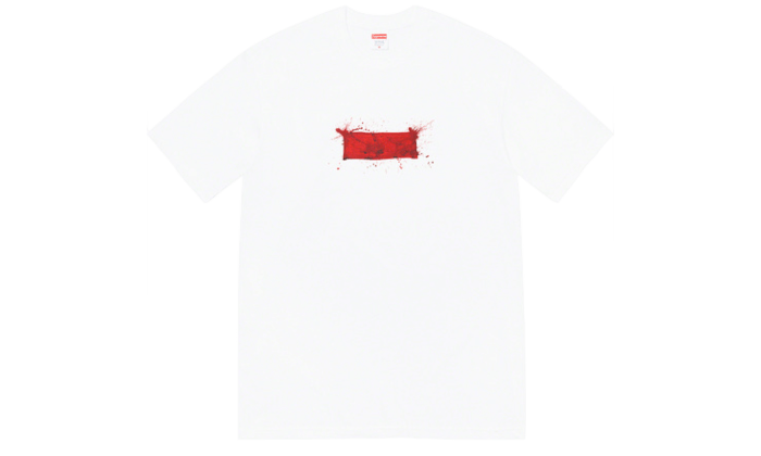 Supreme - Authenticated Box Logo T-Shirt - Cotton Grey Plain for Men, Very Good Condition