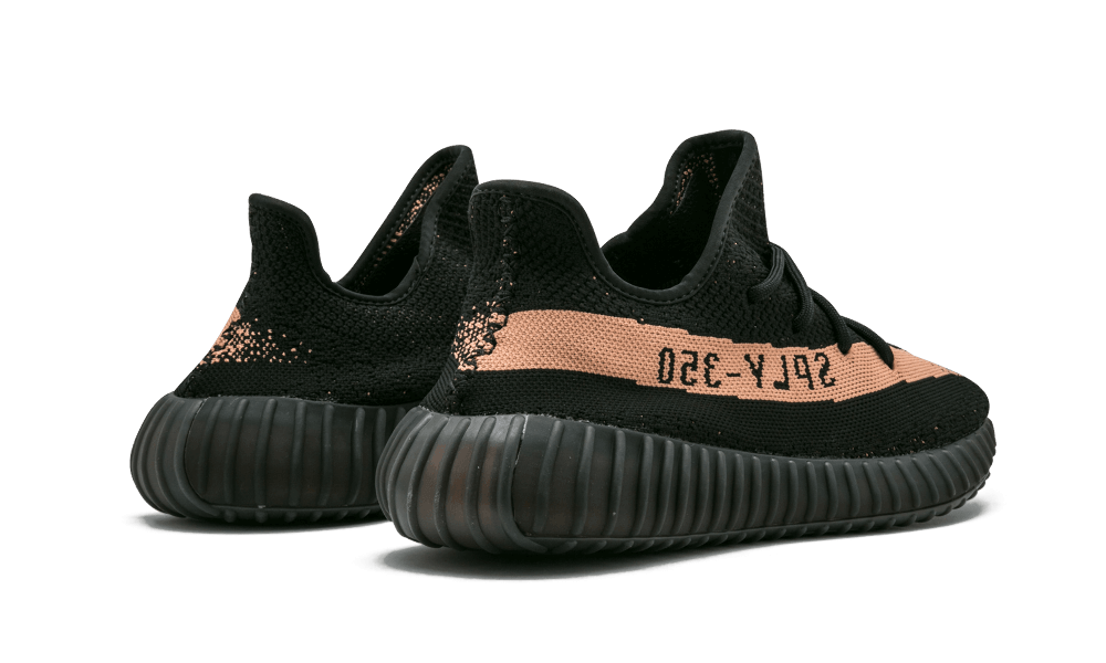 black and copper yeezys