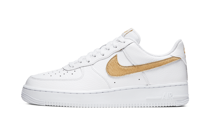 gold snakeskin air force 1