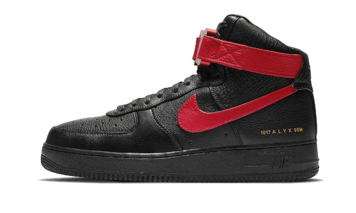 NIKE AIR FORCE 1 HIGH RED BLACK BOTTOM  Red nike shoes, Mens nike shoes, Red  nike