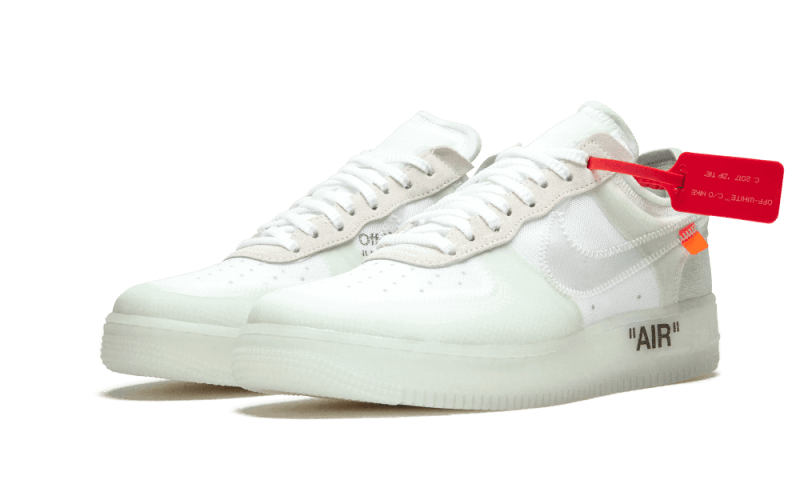 Off-White X Nike Air Force 1 'White / The Ten' Poster — Sneakers