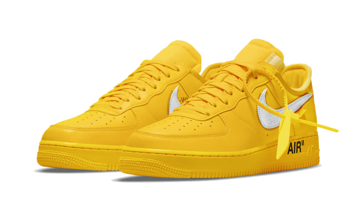 nike air force 1 x off white university gold