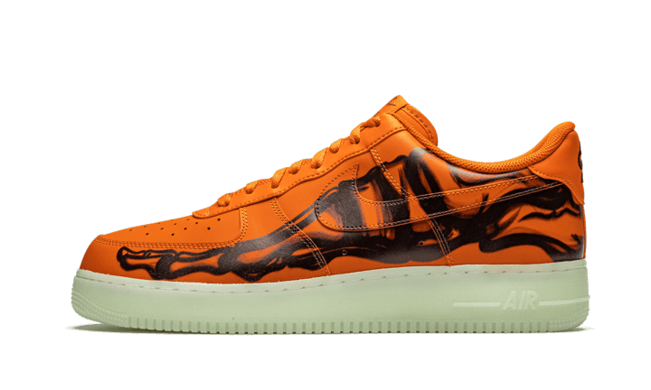 Pionier agitatie Kalmerend Nike Air Force 1 Low Orange Skeleton Halloween (2020)