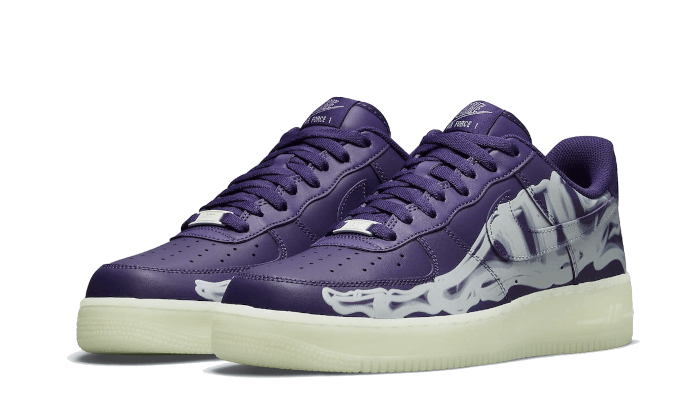 Nike Air Force 1 Low 07 QS Purple Skeleton Halloween (2021) - CU8067-500