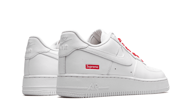 supreme air force 1 low white