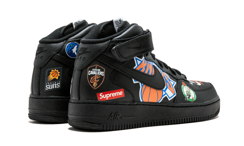 Supreme x Nike Air Force 1 NBA Black Early Look