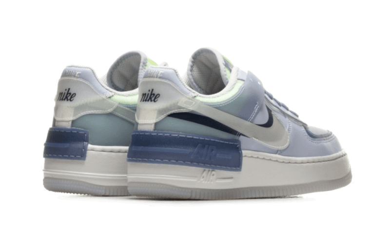 Nike Women's Air Force 1 Shadow Ghost/Summit White-World Indigo