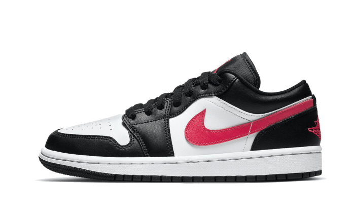 jordan 1 low siren red black white