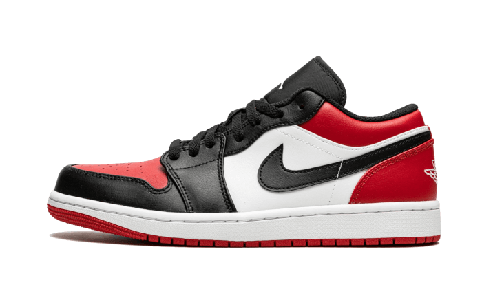 jordan 1 low gym red white black