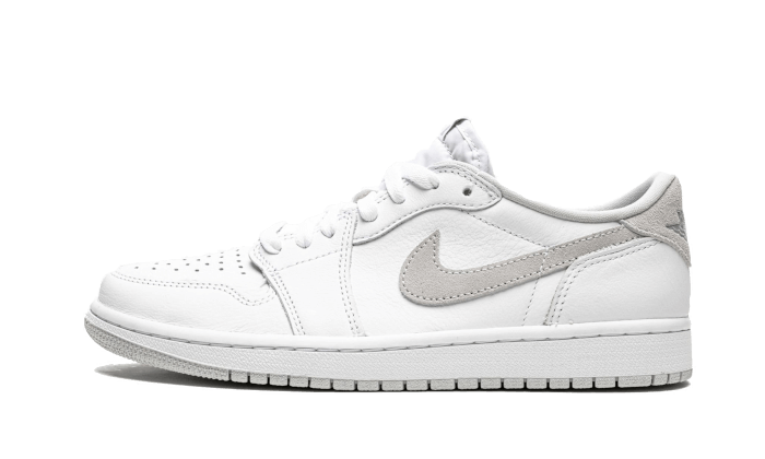 air jordan 1 low trainers white particle grey neutral grey