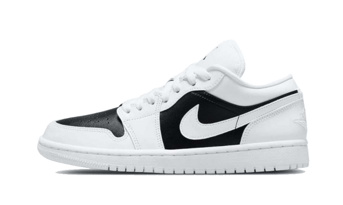 JORDAN AIR JORDAN 1 LOW PANDA BLANC/NOIR - SNEAKERS FEMME