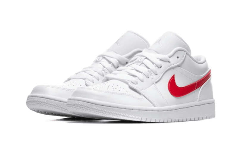 Air Jordan 1 Low White University Red